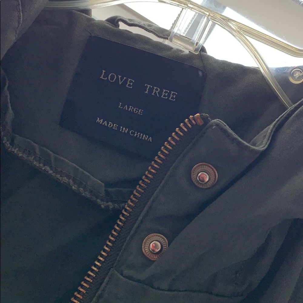 Army Green Light Jacket - Picture 2 of 4